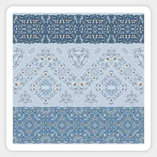 Ethnic patterns in oriental style. Sticker